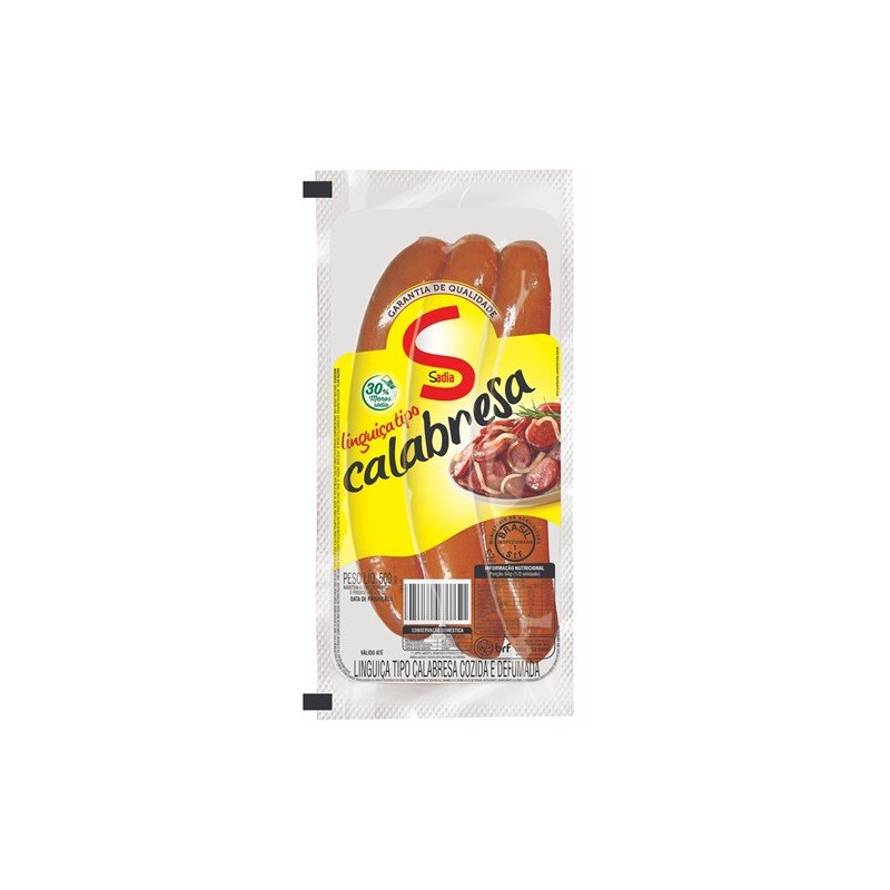 Linguiça Tipo Calabresa Cozida Defumada SADIA 500g