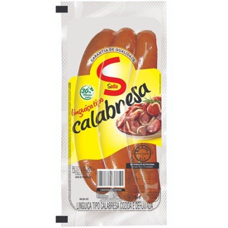 Linguiça Tipo Calabresa Cozida Defumada SADIA 500g