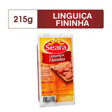 Linguiça de Calabresa Defumada Seara Fininha 215g