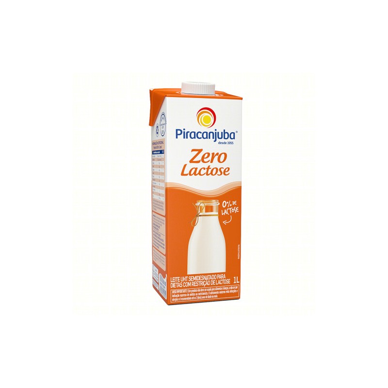 Leite Semidesnatado Piracanjuba Zero Lactose 1 Litro