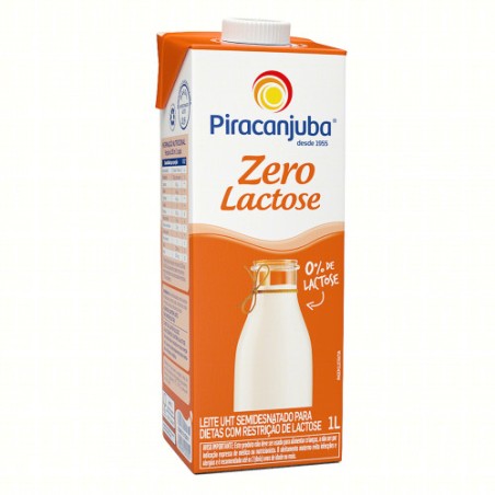 Leite Semidesnatado Piracanjuba Zero Lactose 1 Litro