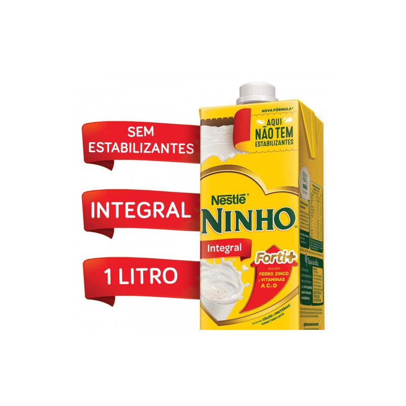 Leite Integral Nestlé Ninho 1 Litro