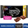 Barra de Chocolate ao Leite Diamante Negro Tamanho Família 165g