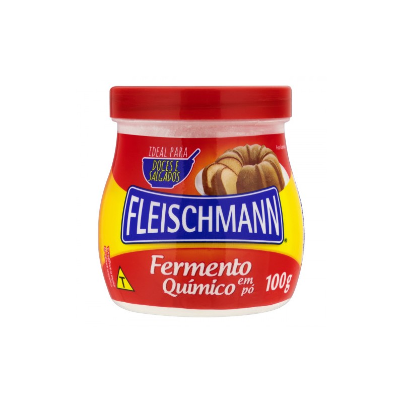 Fermento Qúimico em Pó Instantâneo Fleischmann 100g