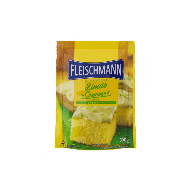 Mistura para Bolo Limão Cremoso Fleischmann 390g