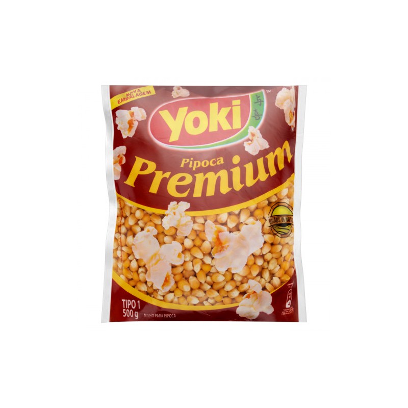 Milho para Pipoca Tipo 1 Yoki Premium Pacote 500g