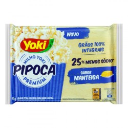 Pipoca Sabor Manteiga Yoki...