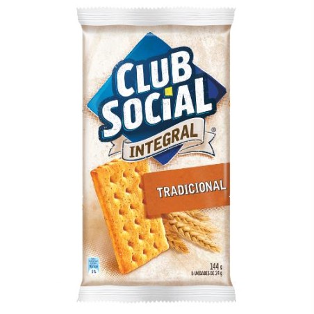 Biscoito Integral 5 Cereais Club Social 144g