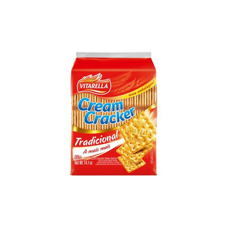 Biscoito Cream Cracker Vitarella 400g