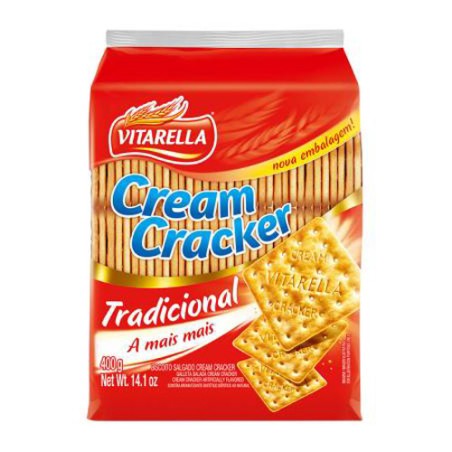 Biscoito Cream Cracker Vitarella 400g