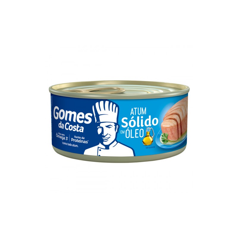 Atum Sólido em Óleo Gomes da Costa 120g