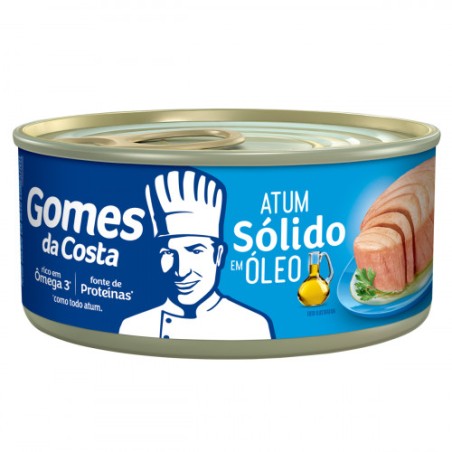 Atum Sólido em Óleo Gomes da Costa 120g