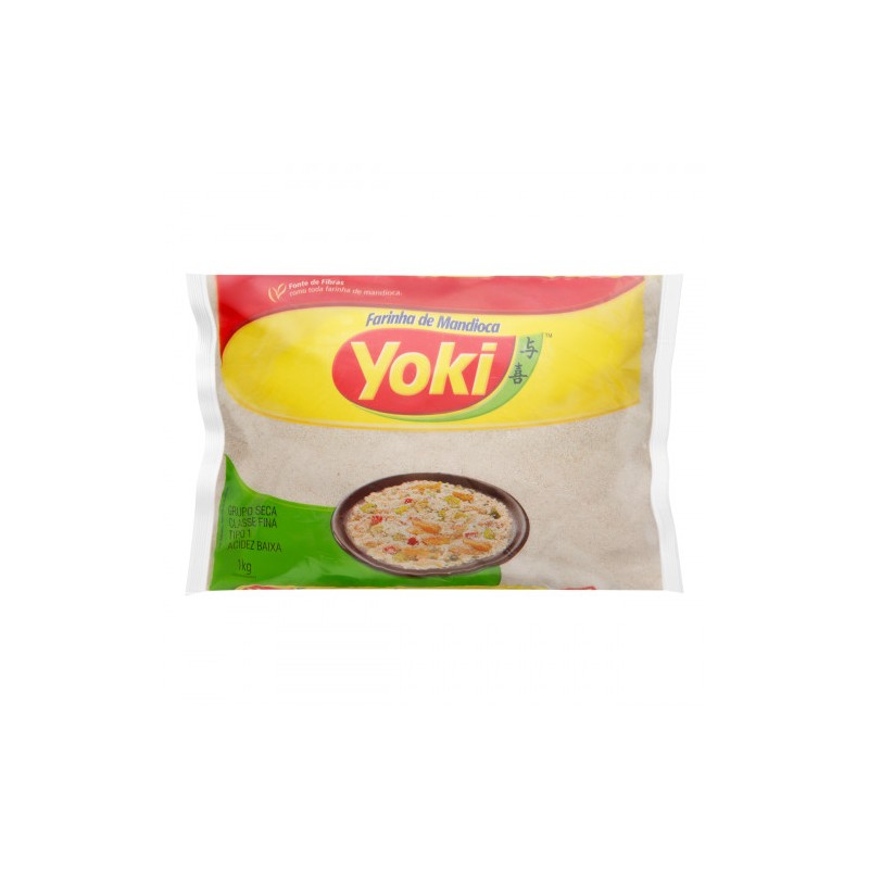 Farinha de Mandioca Fina Crua Yoki 1Kg