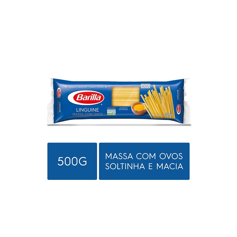 Macarrão Linguine Barilla com Ovos 500g