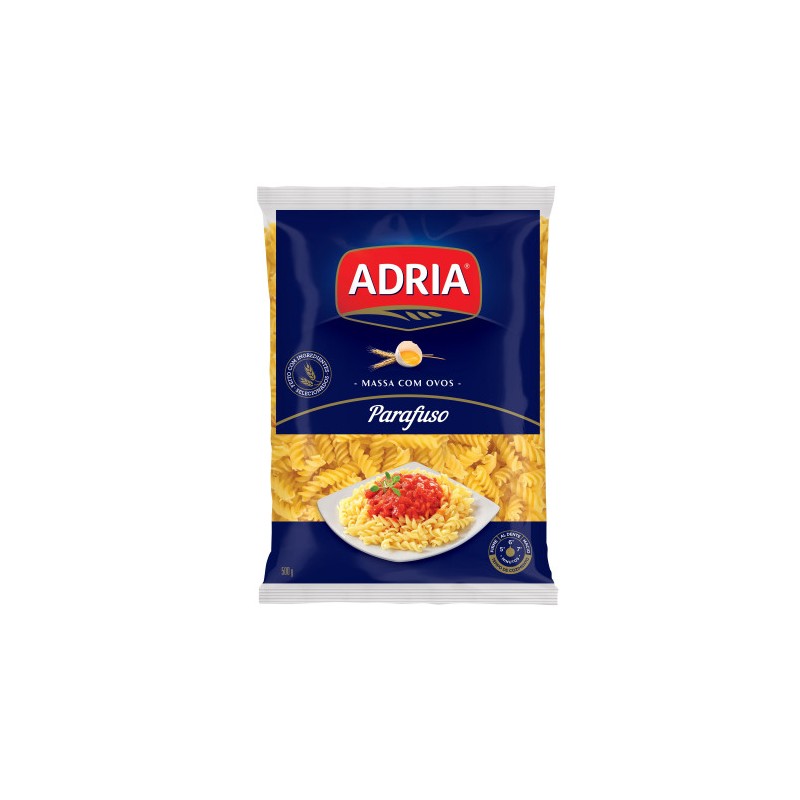 Macarrão Parafuso Adria com Ovos 500g