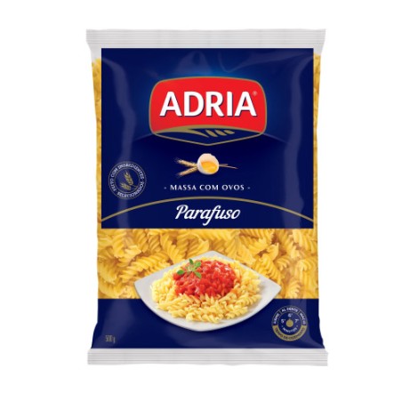 Macarrão Parafuso Adria com Ovos 500g