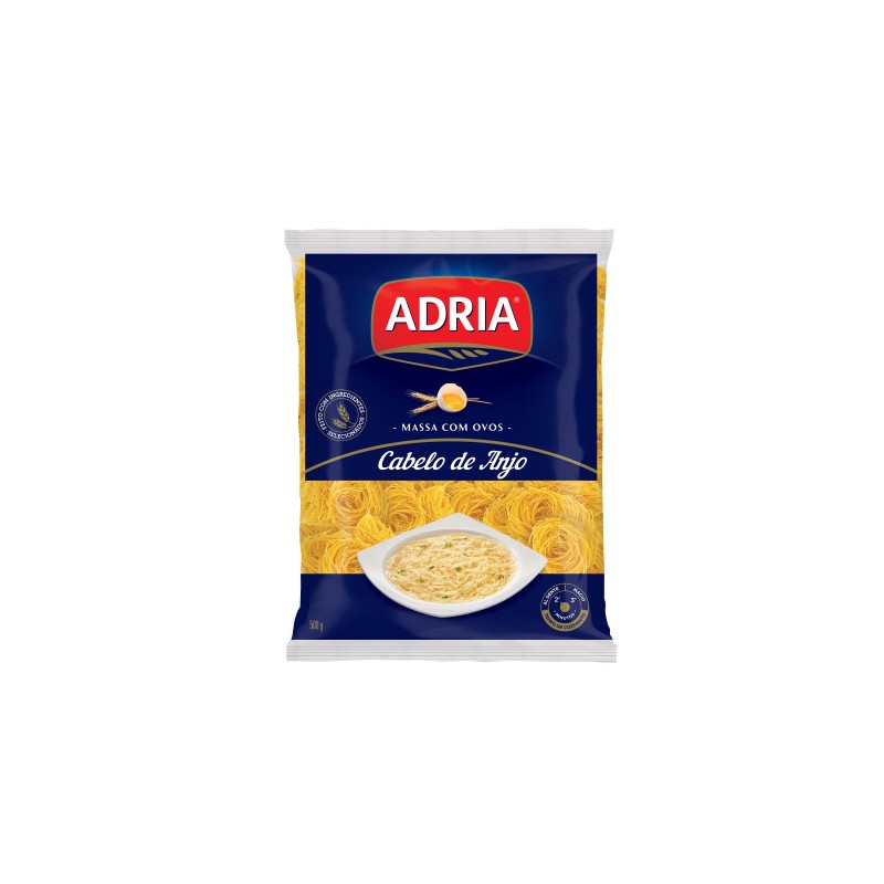 Macarrão Cabelo de Anjo Adria Sêmola Tradicional 500g