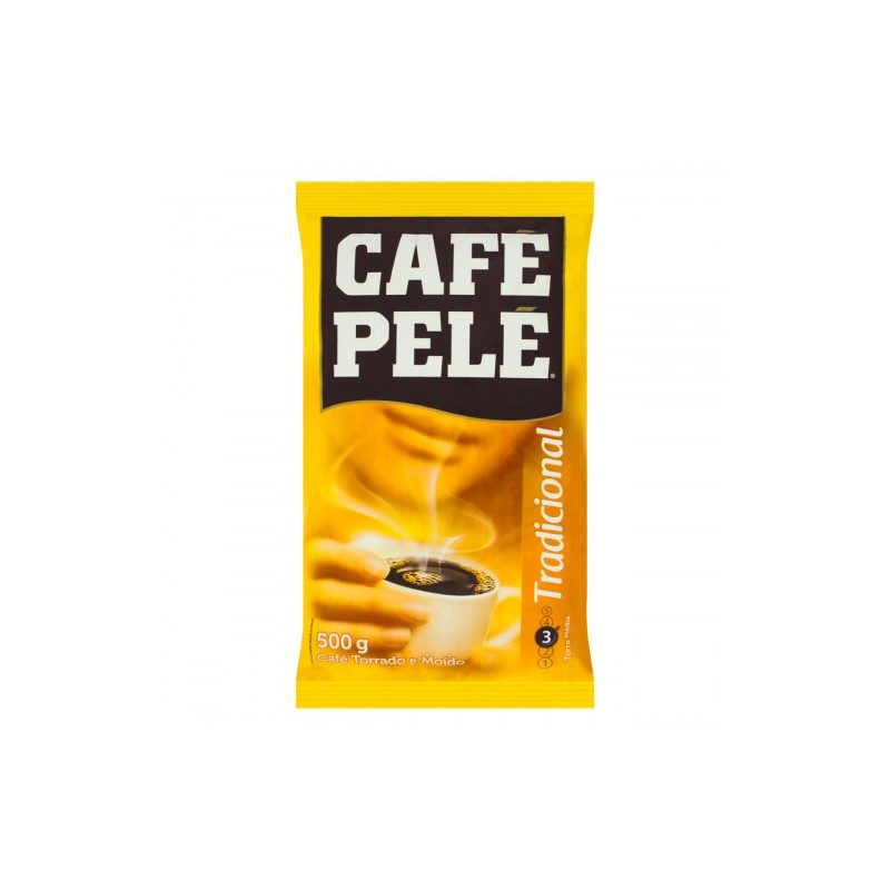 Café Torrado e Moído Tradicional Pelé 500g