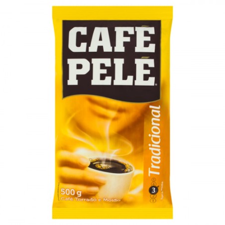 Café Torrado e Moído Tradicional Pelé 500g