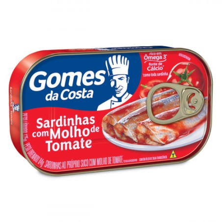 Sardinha com Molho de Tomate Gomes da Costa Lata 125g