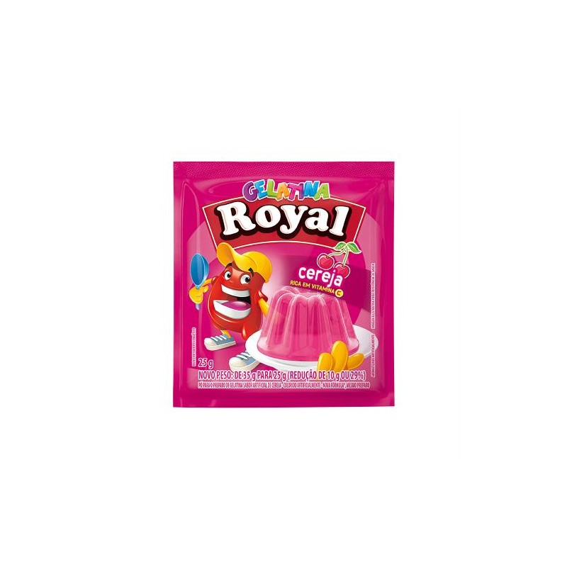 Gelatina Royal Cereja - 25g