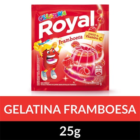 Gelatina em pó Royal Framboesa 25g