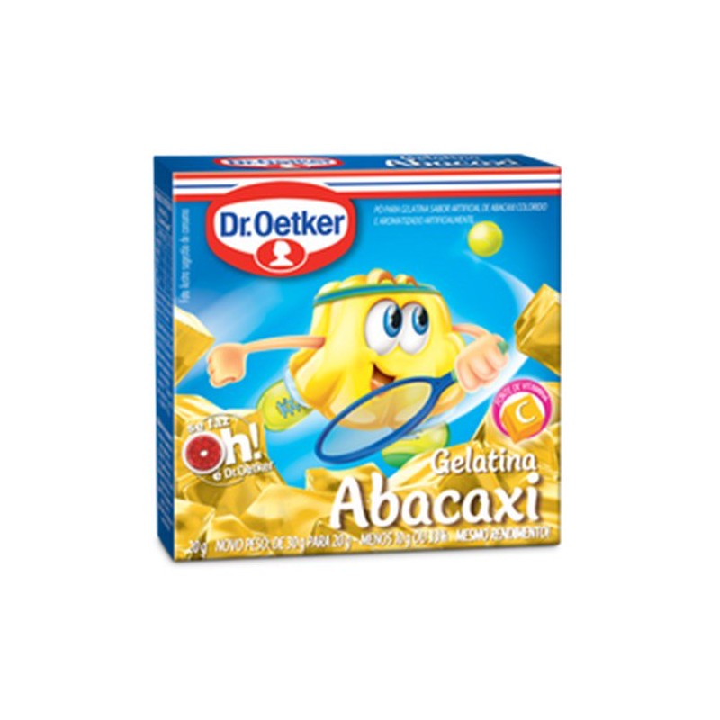 Gelatina Dr. Oetker Abacaxi - 20g