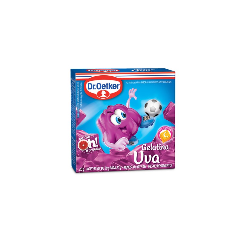 Gelatina Dr. Oetker Uva - 20g