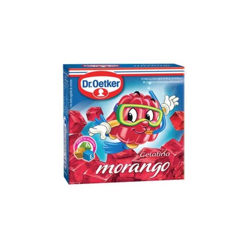 Gelatina Dr. Oetker Morango - 20g