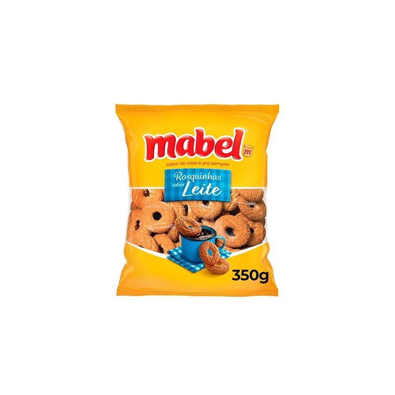 Biscoito Rosquinha Leite Mabel Pacote 350g