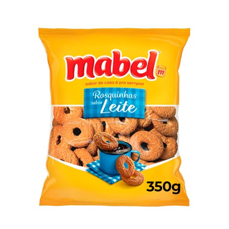 Biscoito Rosquinha Leite Mabel Pacote 350g