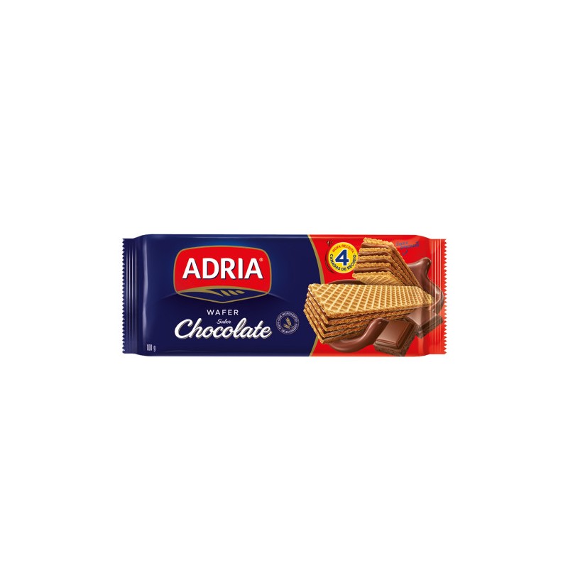 Biscoito Adria Wafer Chocolate 100g