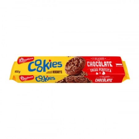 Biscoito Cookie Chocolate com Gotas de Chocolate Hershey's Bauducco Pacote 100g