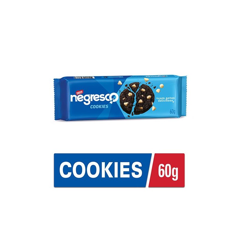 Cookie de Chocolate com Gotas de Baunilha Negresco 60g