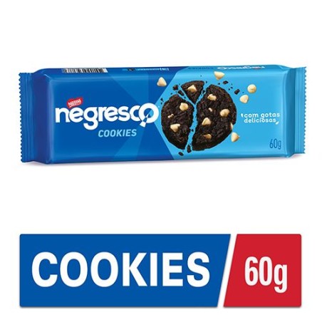 Cookie de Chocolate com Gotas de Baunilha Negresco 60g