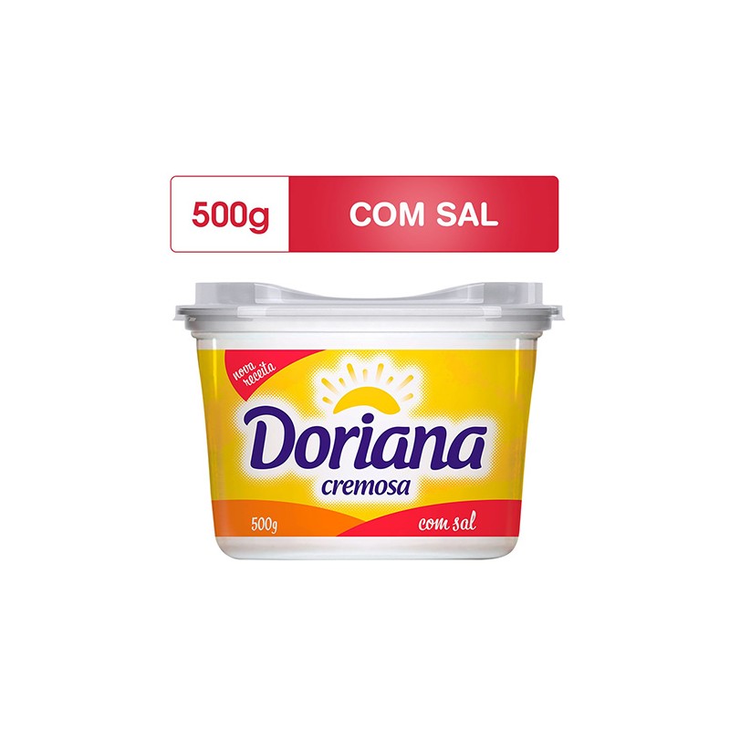 Margarina Cremosa Com Sal Doriana 500g