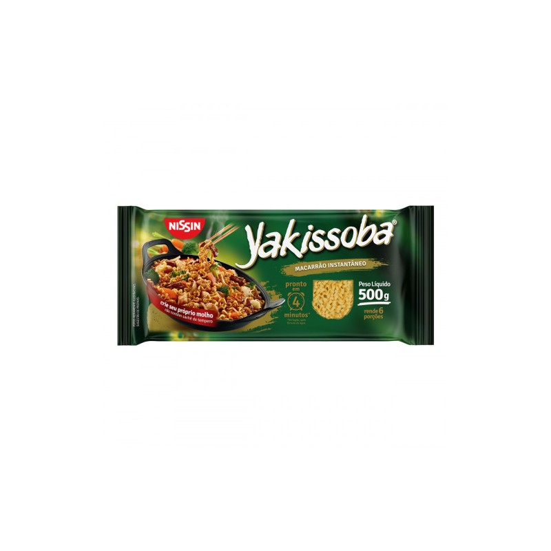 Macarrão Instantâneo Yakissoba Nissin Pacote 500g