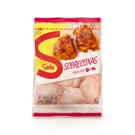 Sobrecoxa de Frango Congelado Sadia 1Kg