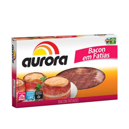 Bacon Suíno Resfriado Fatiado Aurora 250g