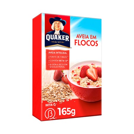 Aveia Em Flocos Regulares Quaker Caixa 165g