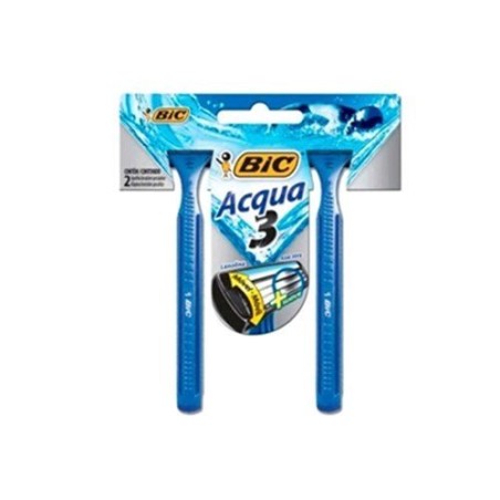 Aparelho de Barbear Bic Acqua3 com 2 Unidades