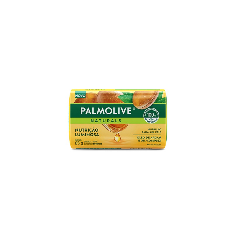 Sabonete em Barra Sensação Luminosa Palmolive Naturals Cartucho 85g