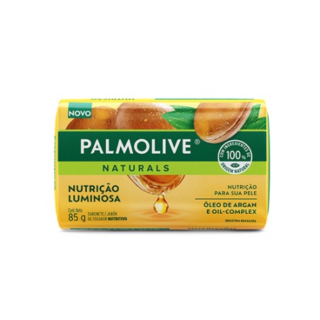 Sabonete em Barra Sensação Luminosa Palmolive Naturals Cartucho 85g