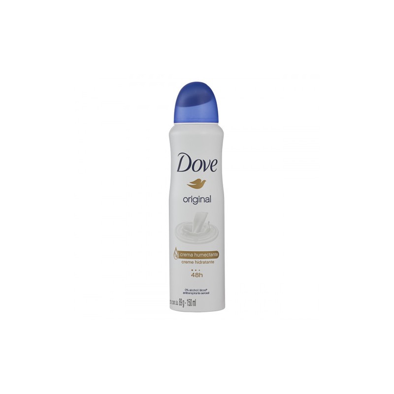 Desodorante Antitranspirante Aerosol Dove Original 150 ml