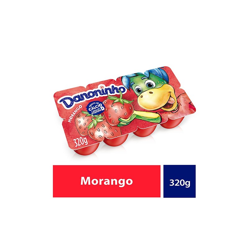 Petit Suisse Danoninho Morango 320g