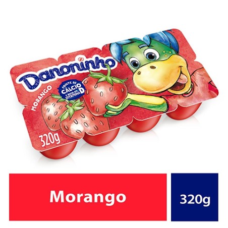 Petit Suisse Danoninho Morango 320g