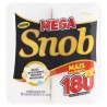 Toalha de Papel Folha Simples Multiuso Snob Mega 19cm x 22cm Pacote 2 Unidades