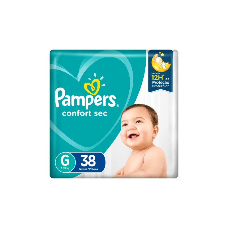 Fralda Pampers Confort Sec M 44 unidades