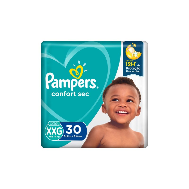 Fralda Pampers Confort Sec XXG 30 unidades