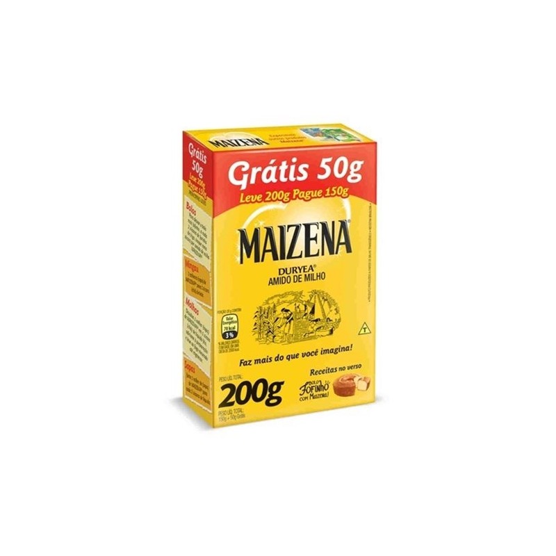 Amido de Milho Maizena Tradicional 200G